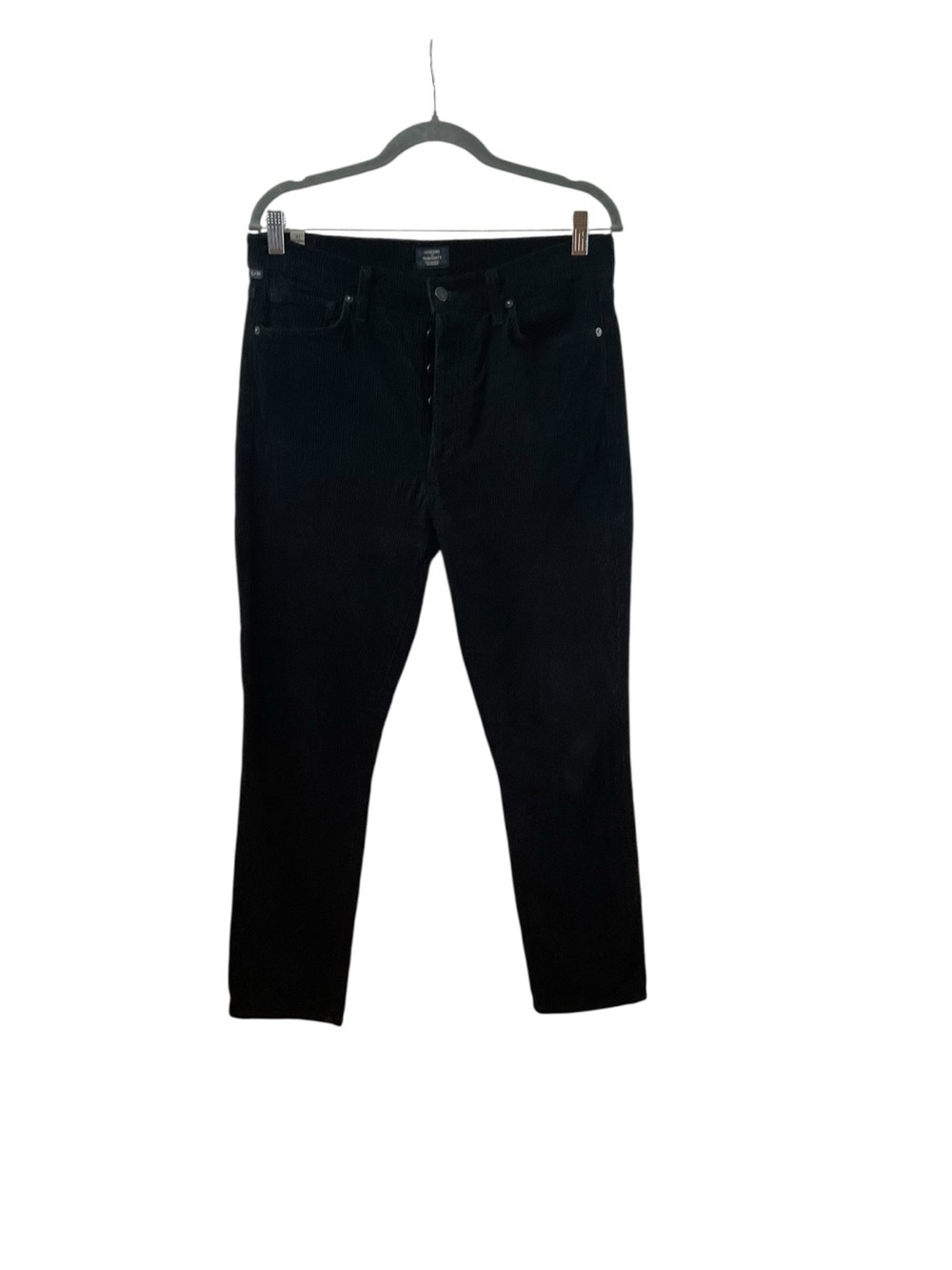 Citizens Of Humanity Black High-Rise Corduroy Slim Jeans